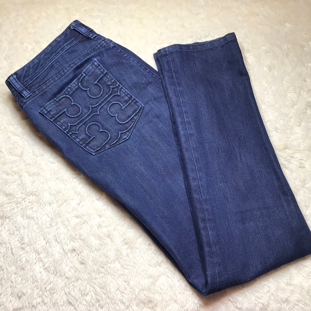 Tory Burch Straight Leg Jeans